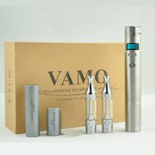 Mechanical Mod Vamo V8 Stainless Steel,VV 3-6V,7 Color LCD, Dual Coil BDC Atomizer 18350/18650 Batterys